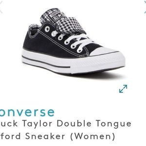 Converse, chuck Taylor, double tongue, size 9